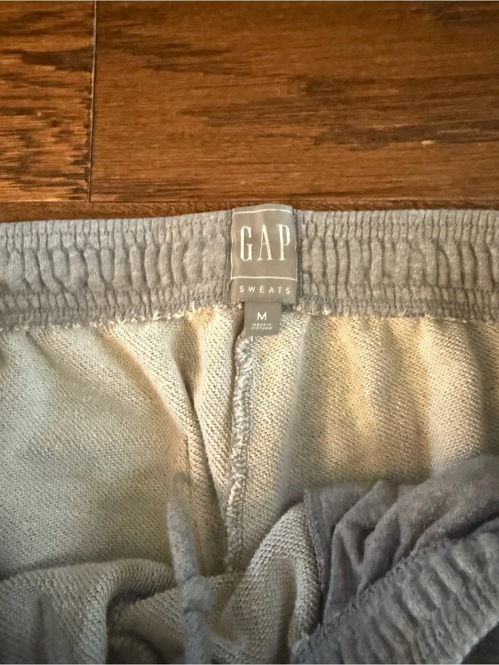 Gap adult Heather  Gray Elastic-Waist Sweatpants thick comfortable sz Medium